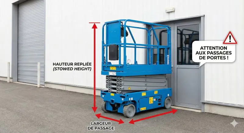 Location nacelle ciseaux Casablanca